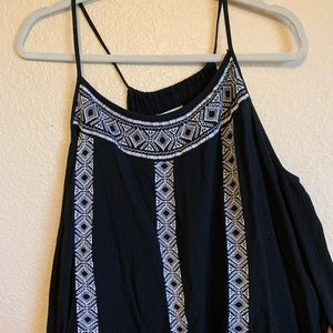 Spaghetti strap halter